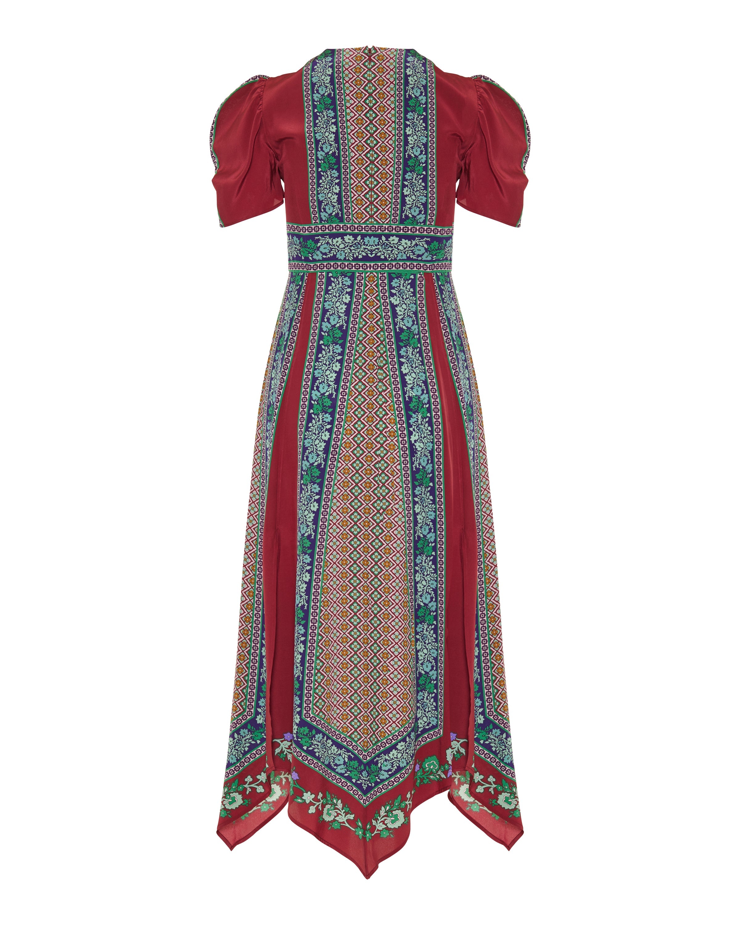 La Double J Chérie scarf printed dress