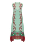 La Double J Maria printed midi dress