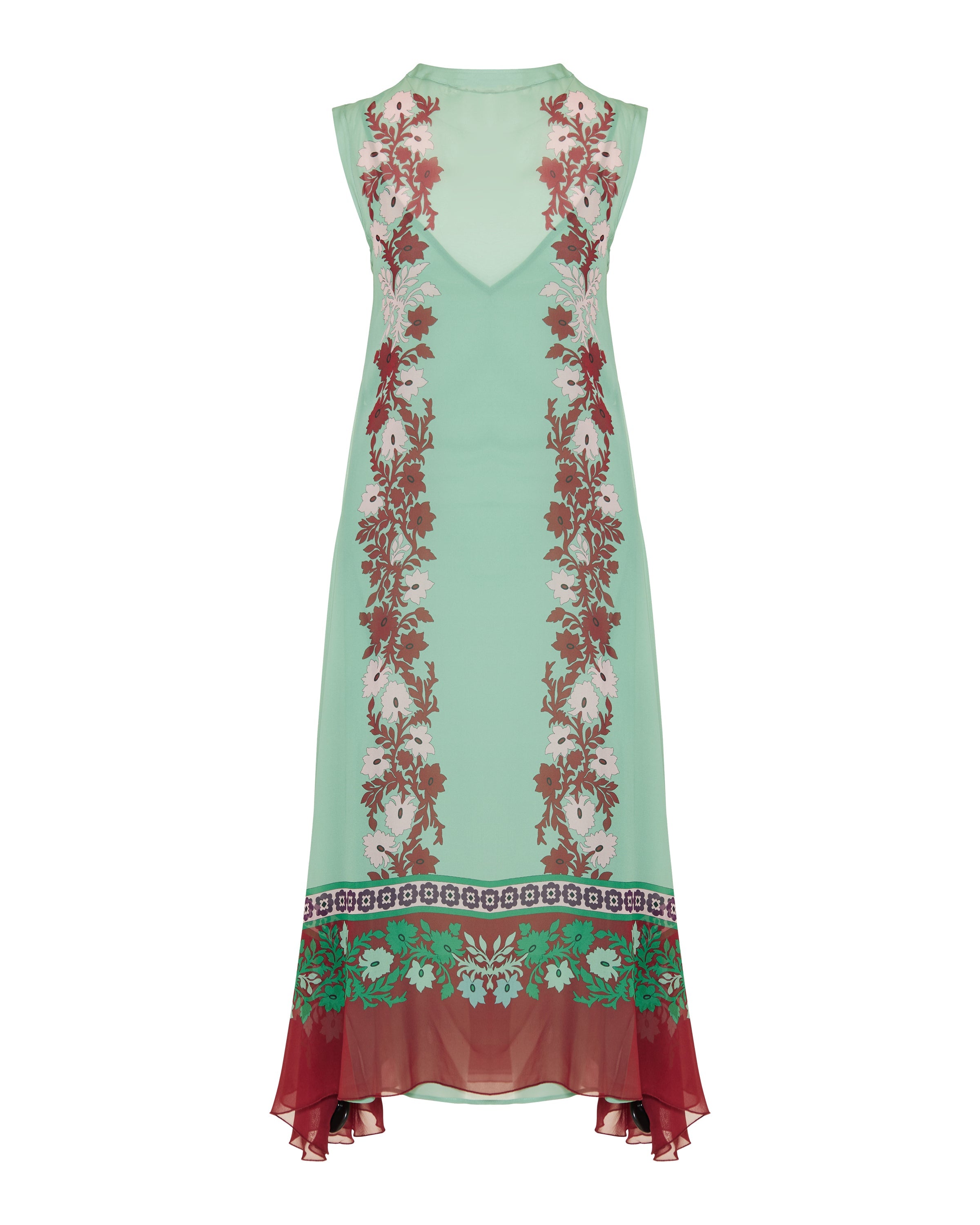 La Double J Maria printed midi dress