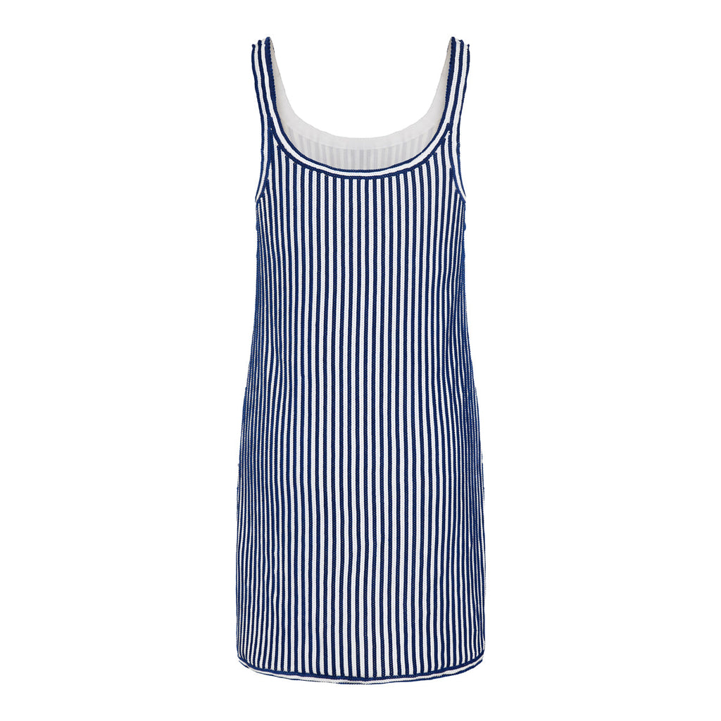 Tom Ford Sequined striped cocktail dress