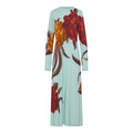 La Double J Peony Placée long sleeve swing long dress