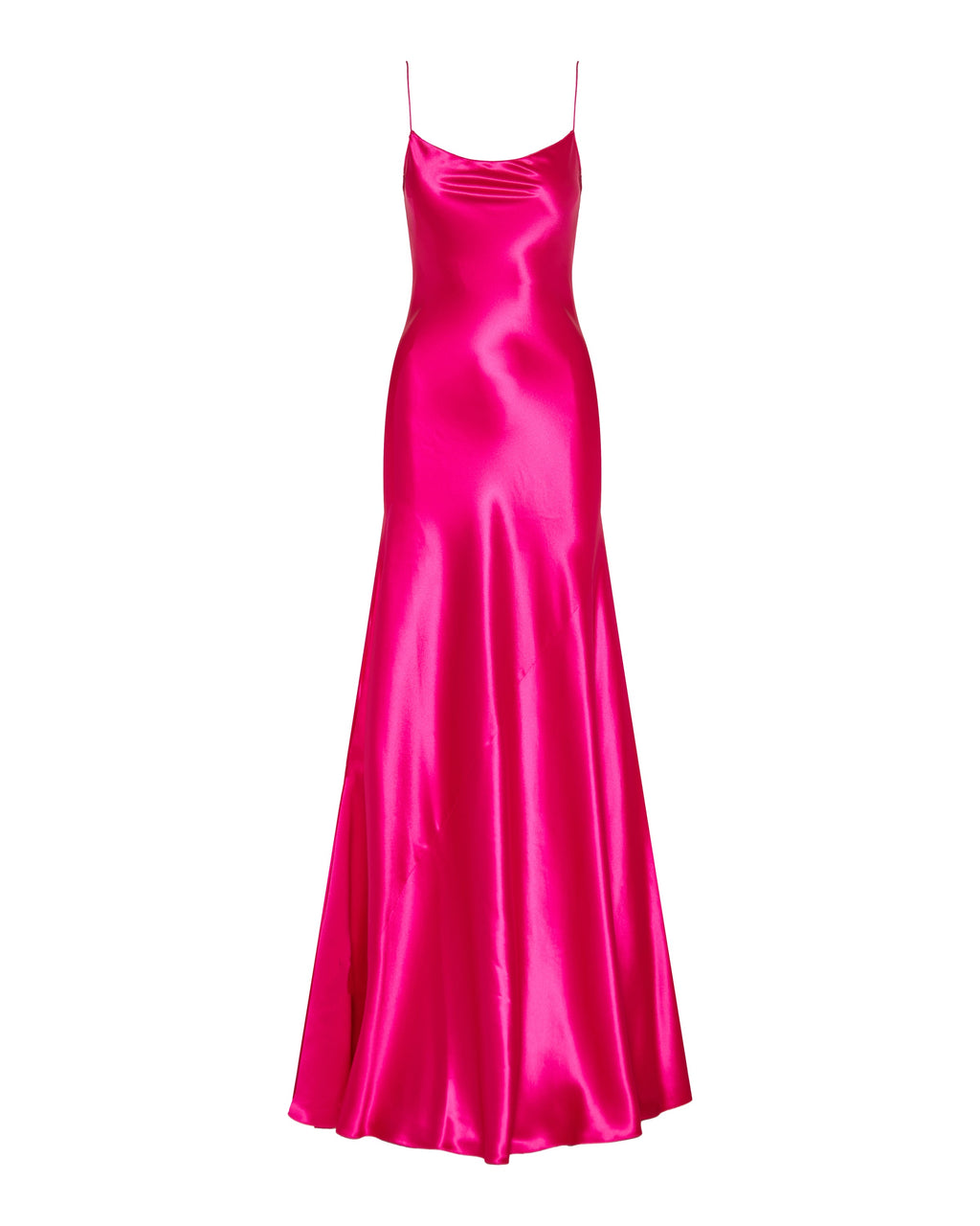 Slip silk long dress