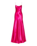 Slip silk long dress