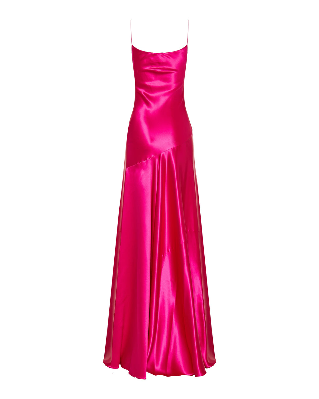Slip silk long dress