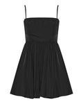 Taffeta bustier mini dress