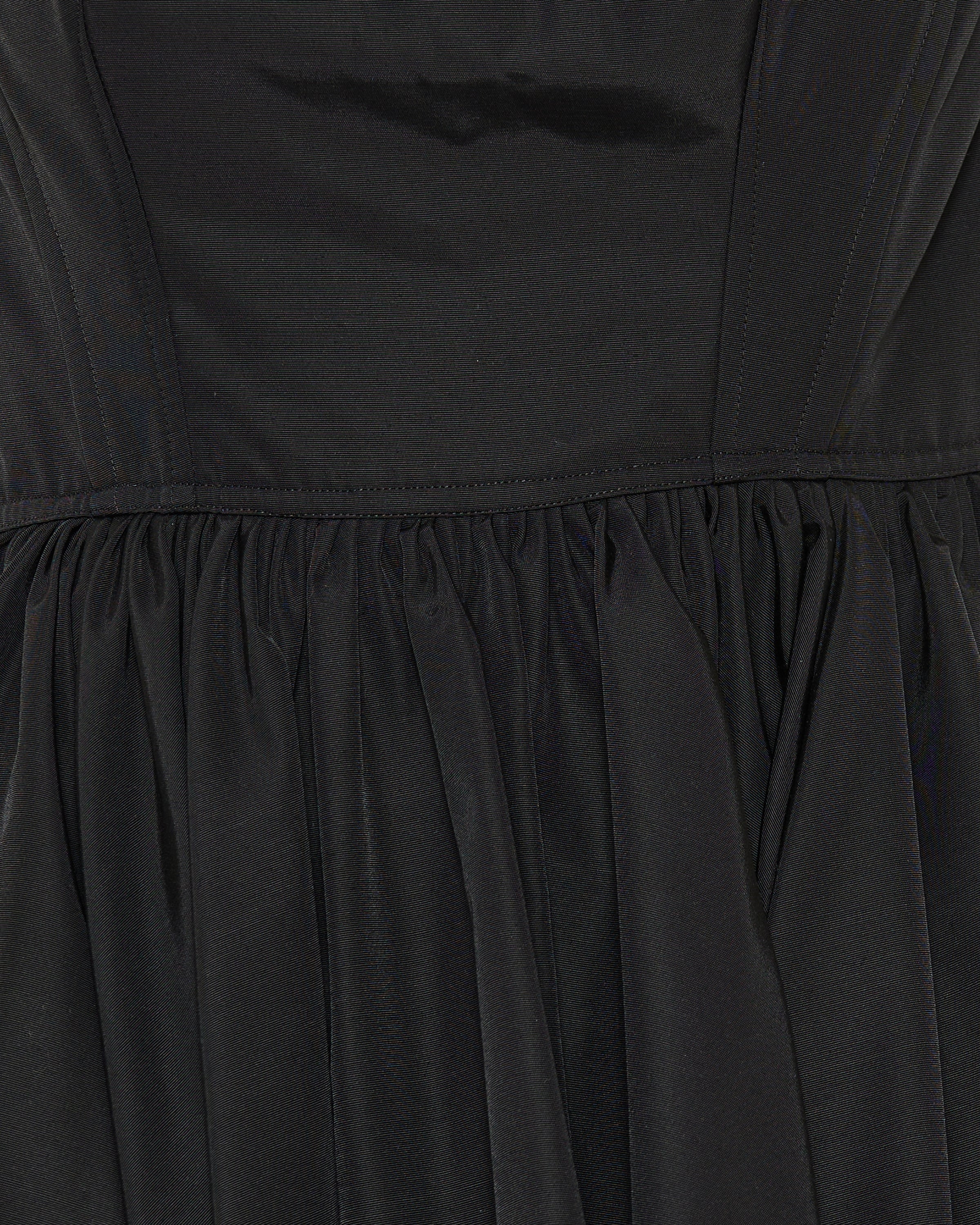 Taffeta bustier mini dress