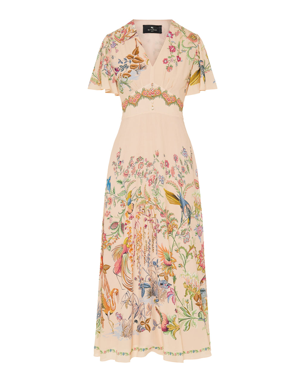 Printed midi dress