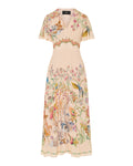 Printed midi dress