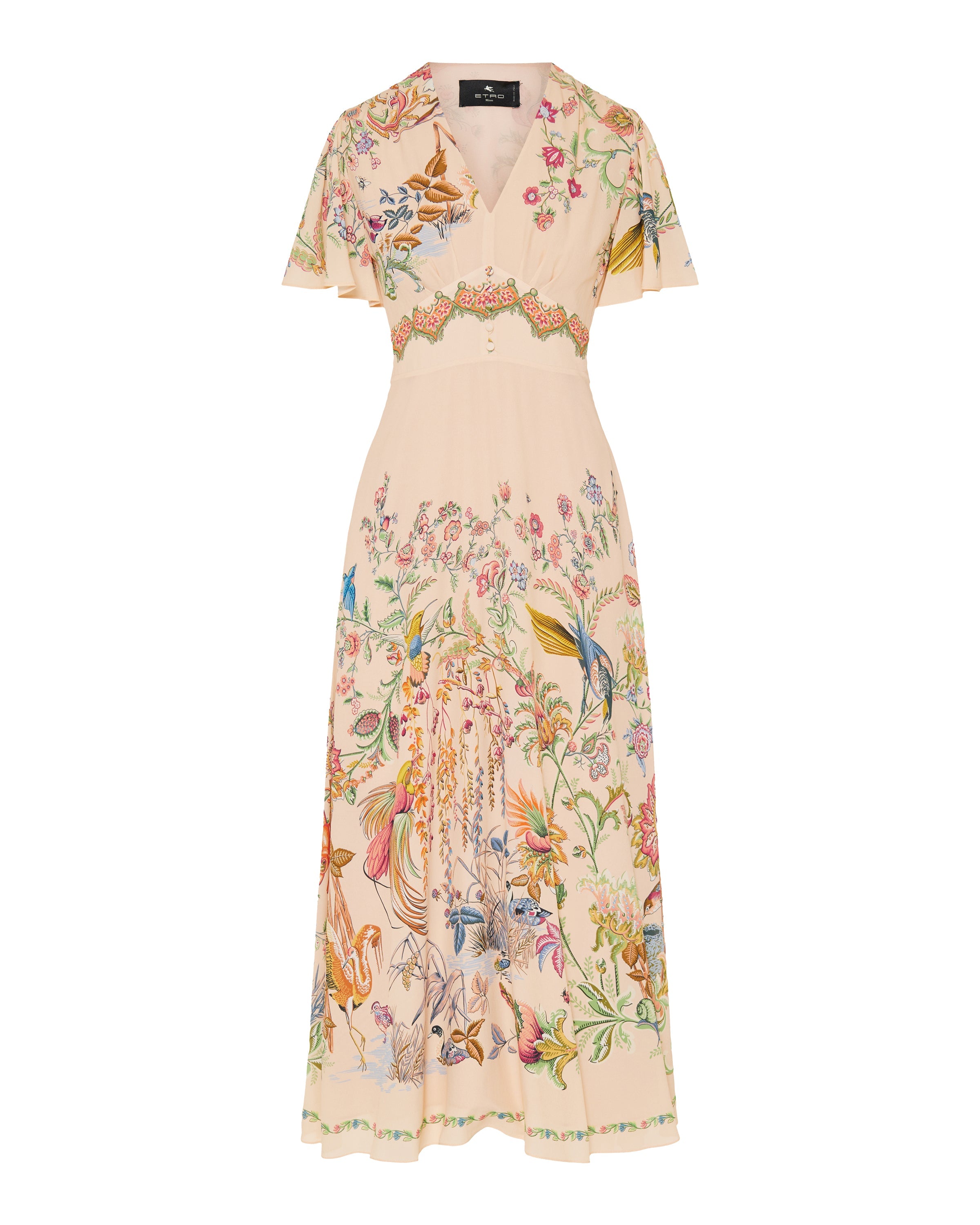 Printed midi dress