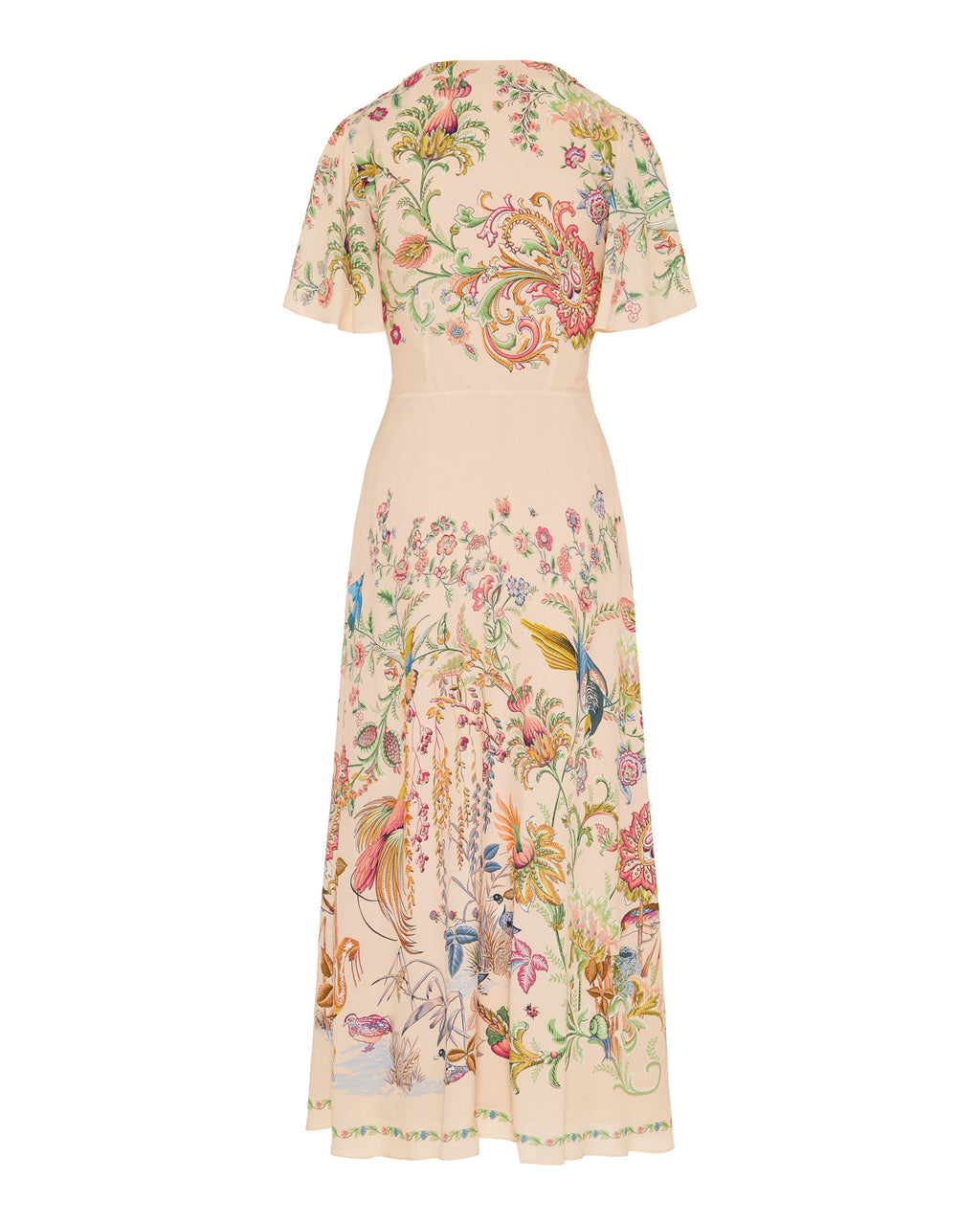 Printed midi dress