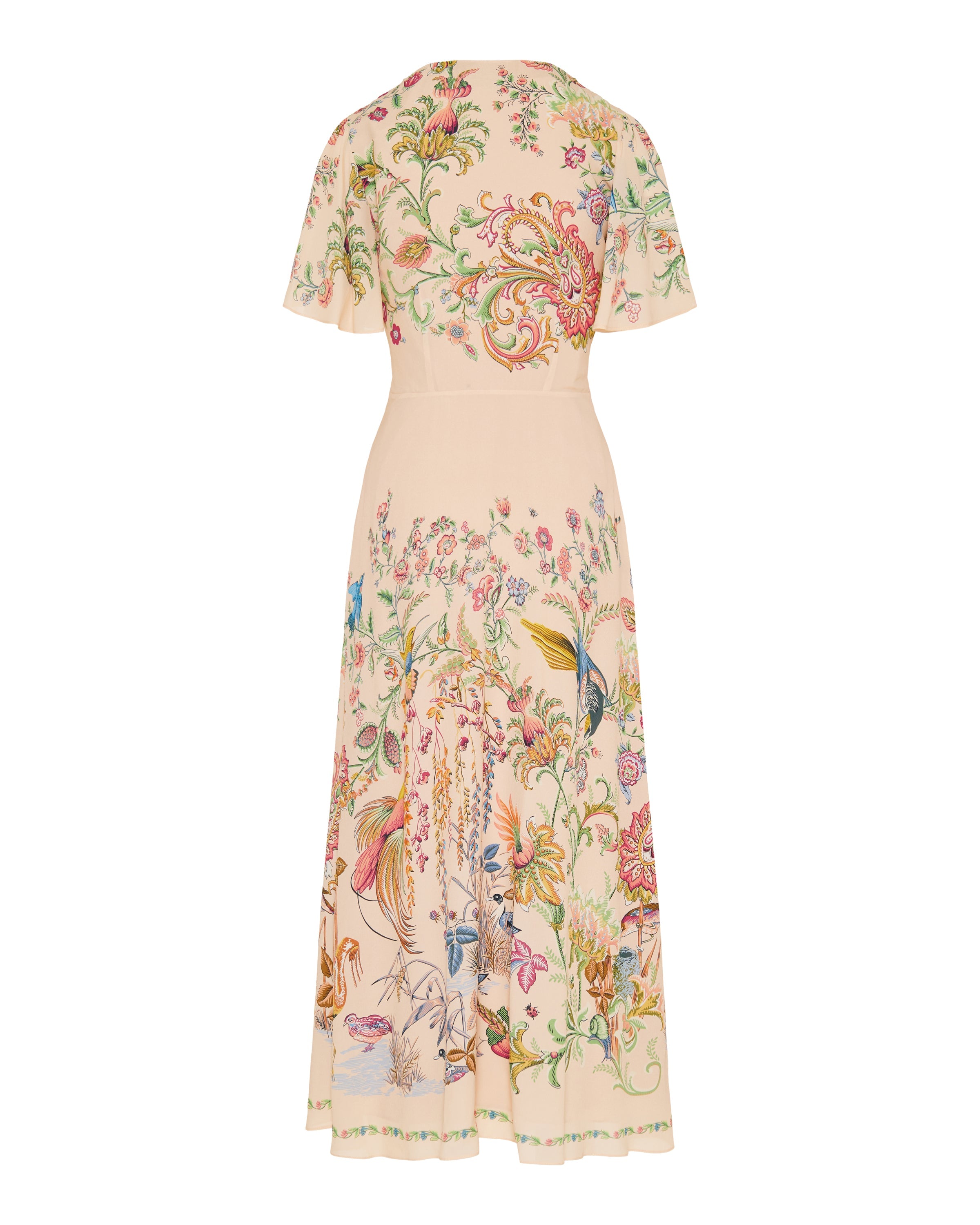 Printed midi dress