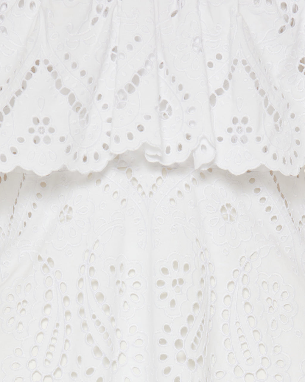 Broderie anglaise paisley long dress