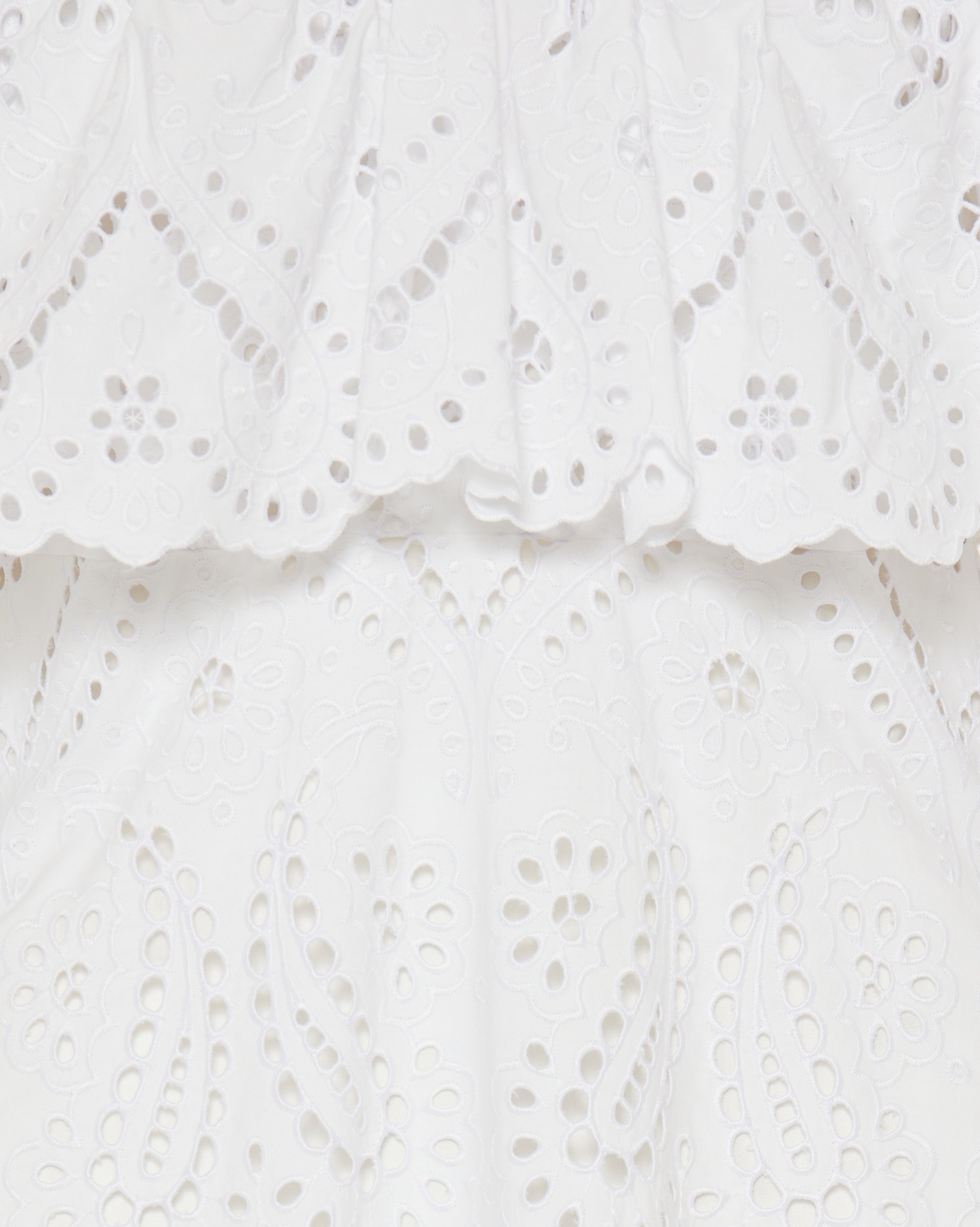 Broderie anglaise paisley long dress