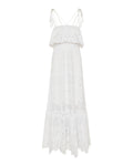 Broderie anglaise paisley long dress