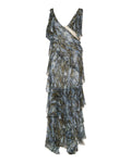 Unravelled serpent long dress