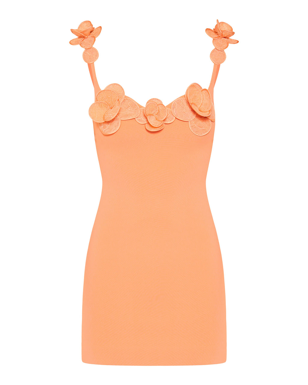 David Koma 3D Lace flower mini dress