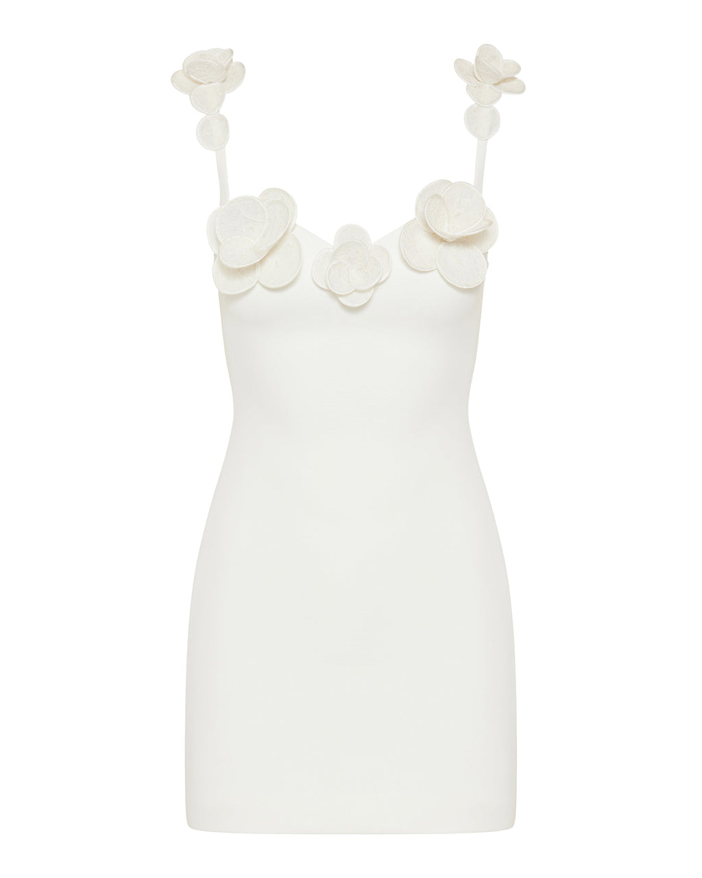 David Koma 3D Lace flower mini dress