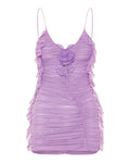 David Koma Asymmetric ruched mini dress