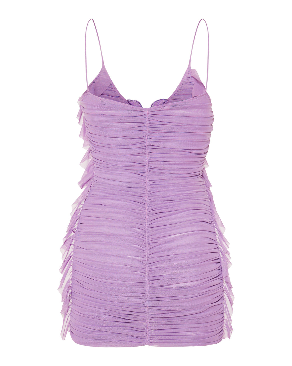 David Koma Asymmetric ruched mini dress