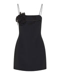 David Koma Lace rose mini dress