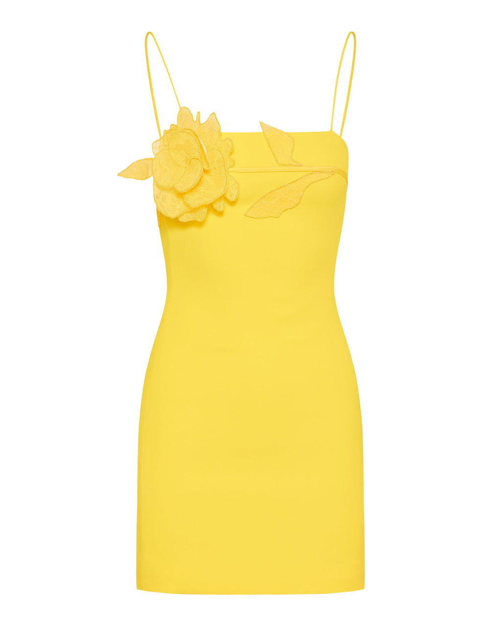 David Koma Floral appliqué mini dress
