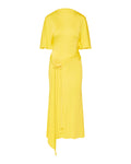 David Koma Floral appliqué jersey midi dress