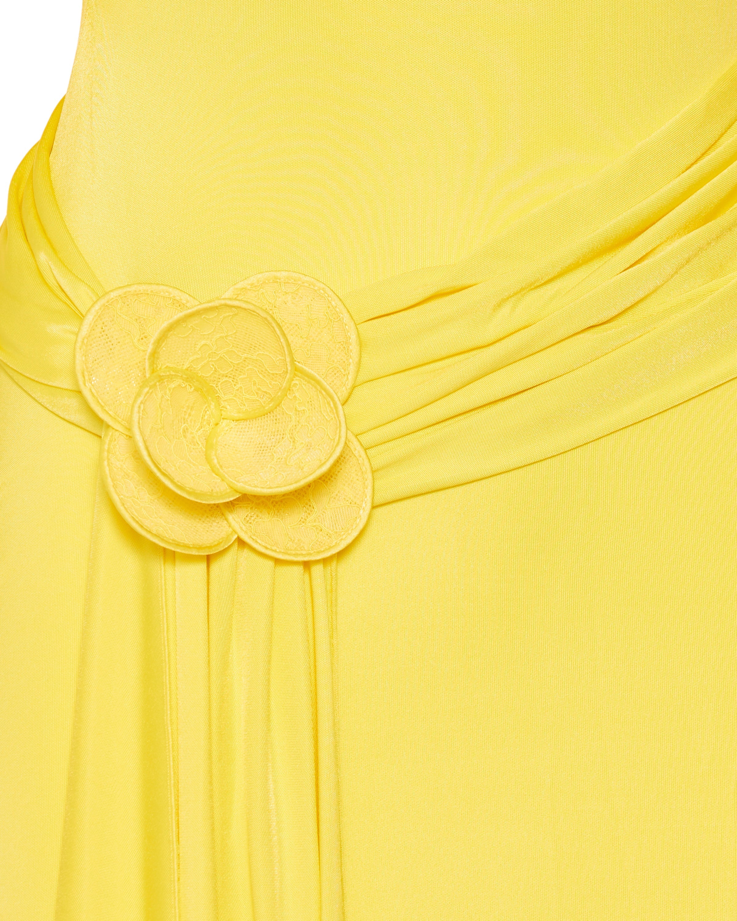 David Koma Floral appliqué jersey midi dress
