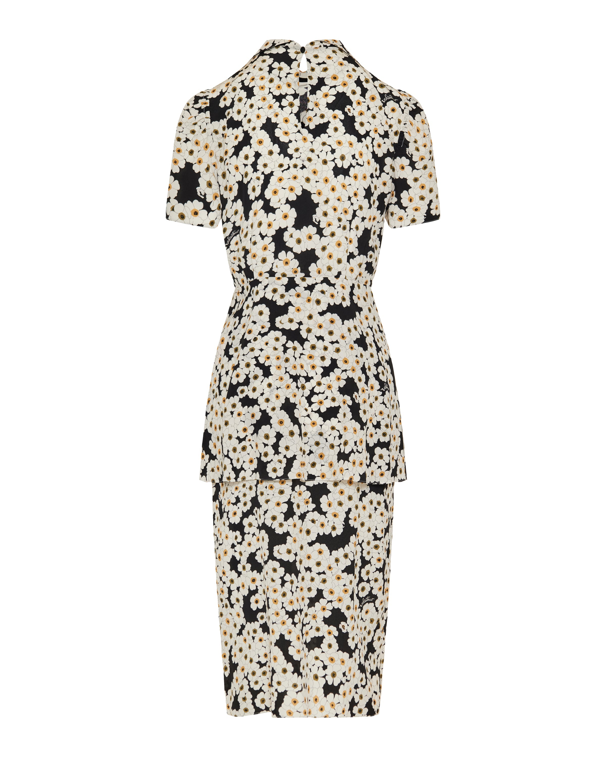 Apres L’Hiver crepe de chine midi dress