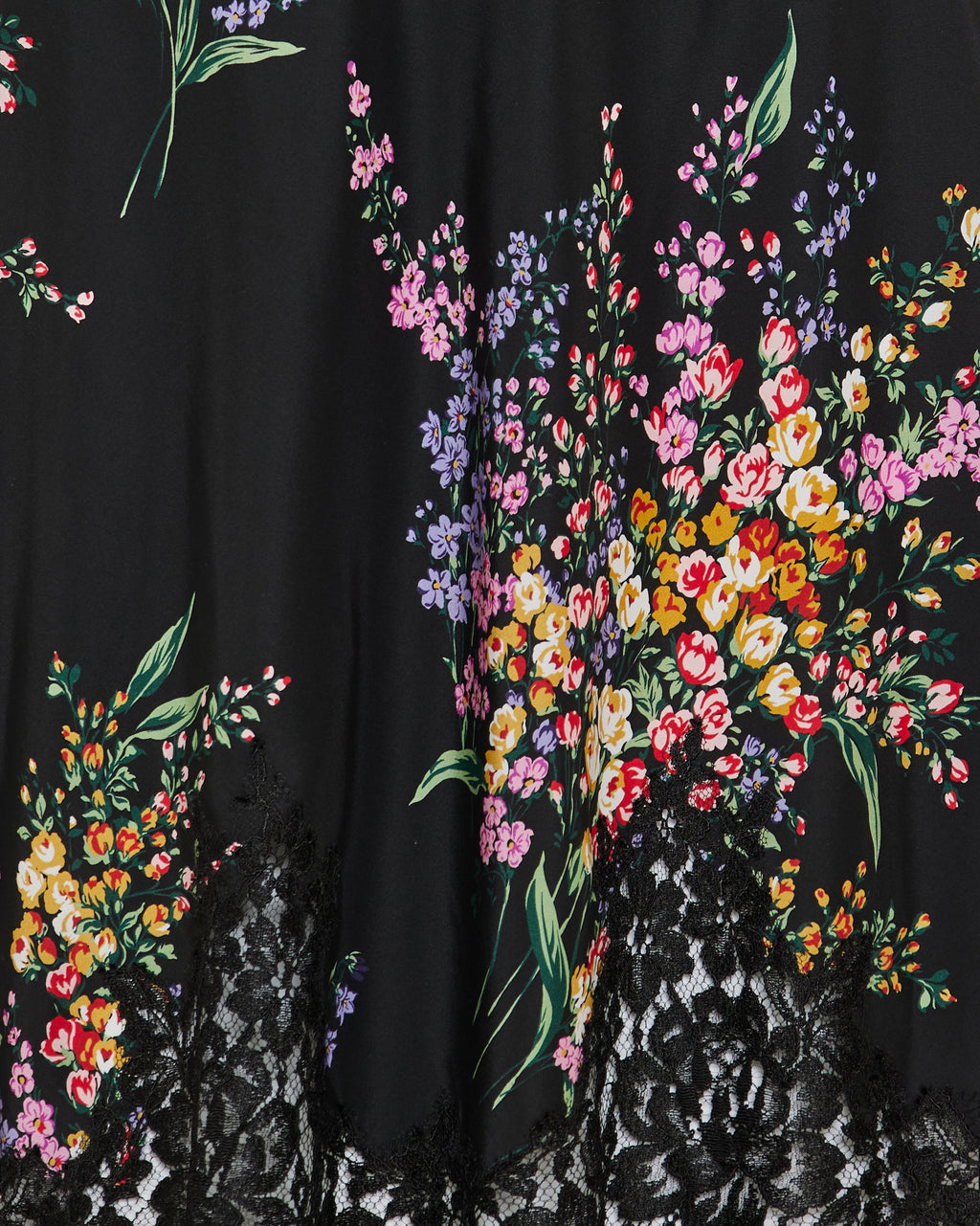 Floral lace midi dress