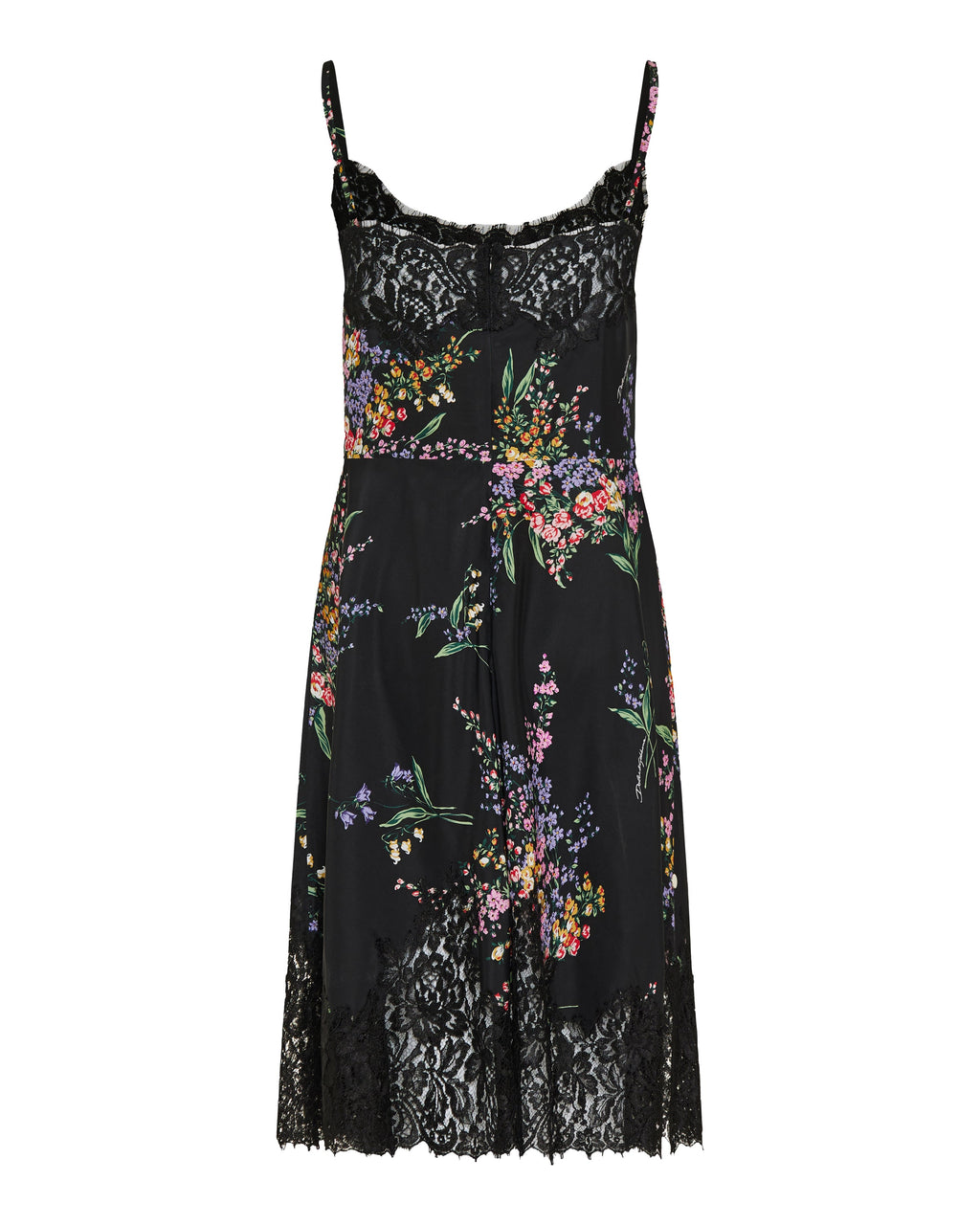 Floral lace midi dress
