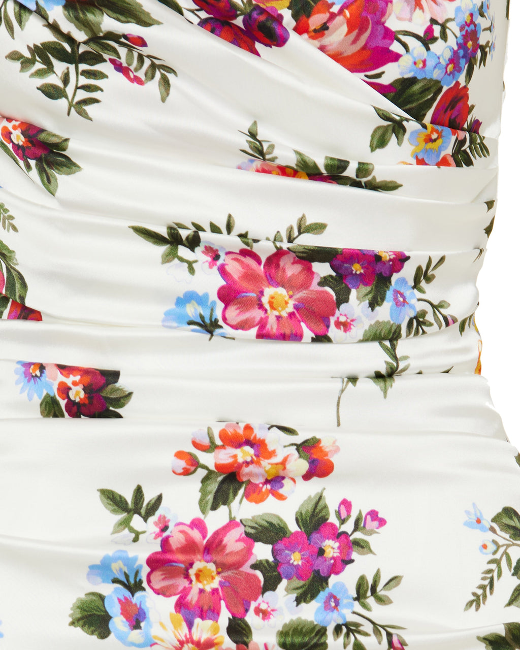 Off-the-shoulder floral-print midi dress