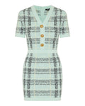 Balmain Glitter tweed mini dress