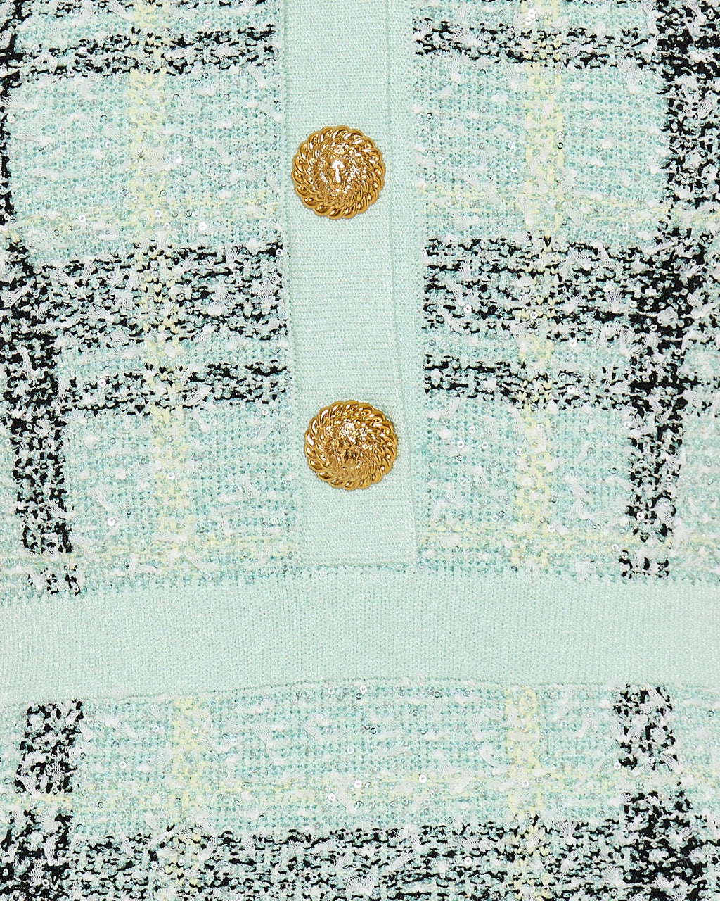 Balmain Glitter tweed mini dress