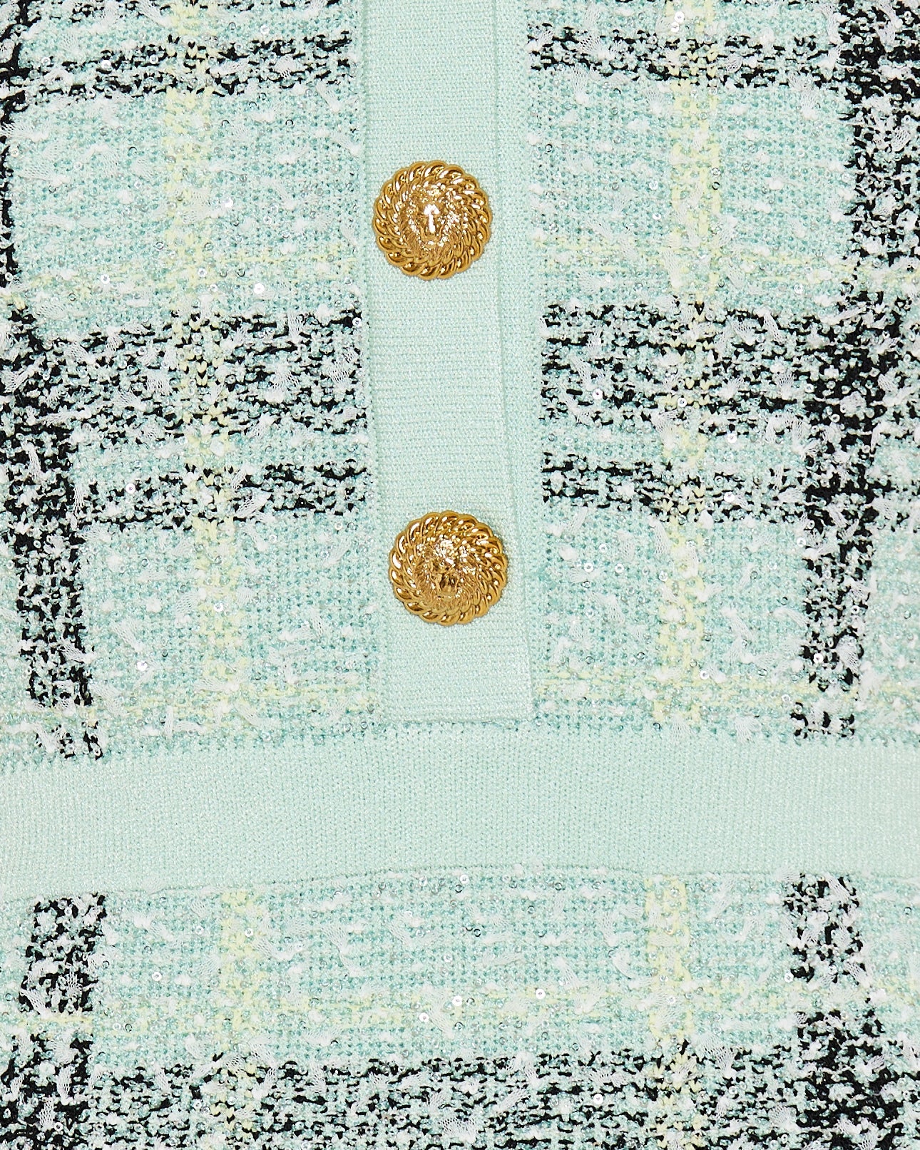 Balmain Glitter tweed mini dress