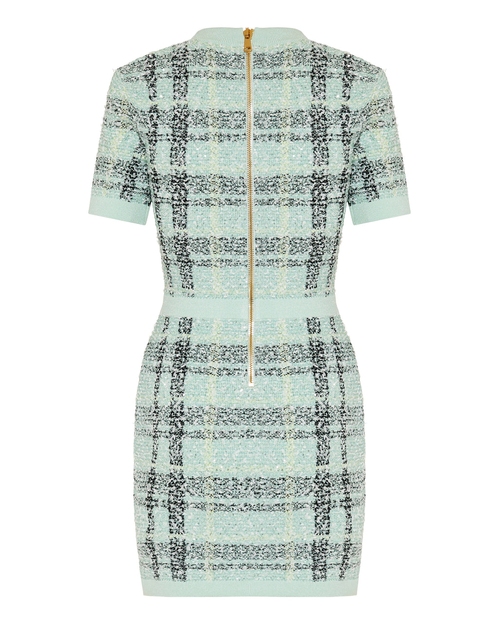 Balmain Glitter tweed mini dress