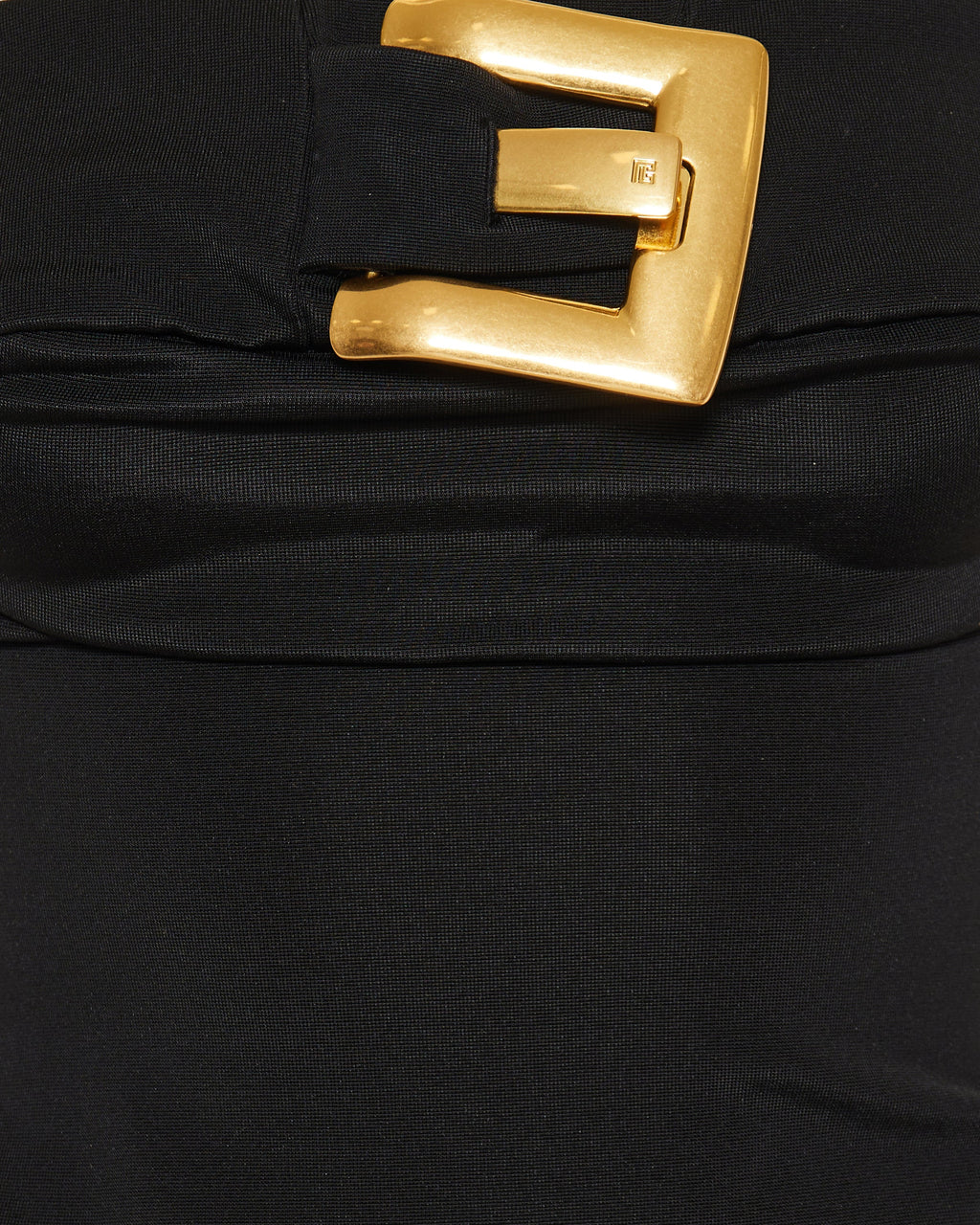 Balmain Belted bustier dress