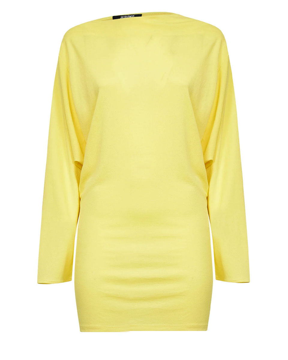 Sleeveless draped mini dress