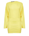 Sleeveless draped mini dress