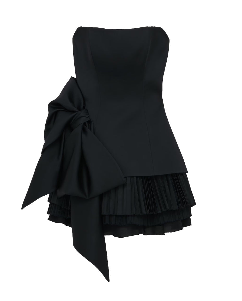 Mcqueen Side-bow mini dress