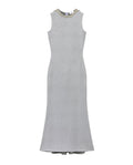 Mcqueen Chain-mail embroidery midi dress