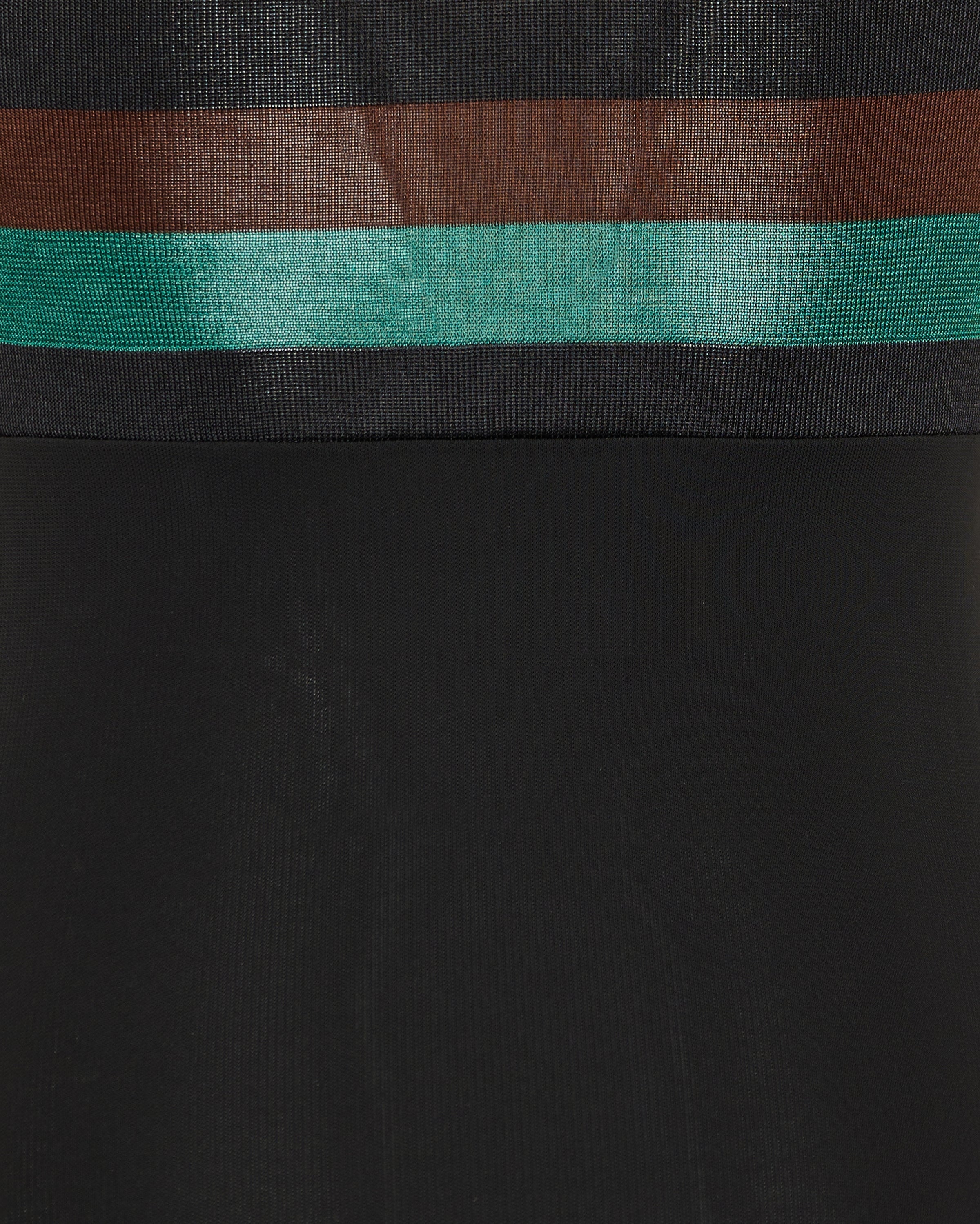 Striped crepe jersey tank dress