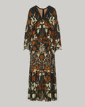 Johanna Ortiz Wildflower rites silk georgette maxi dress