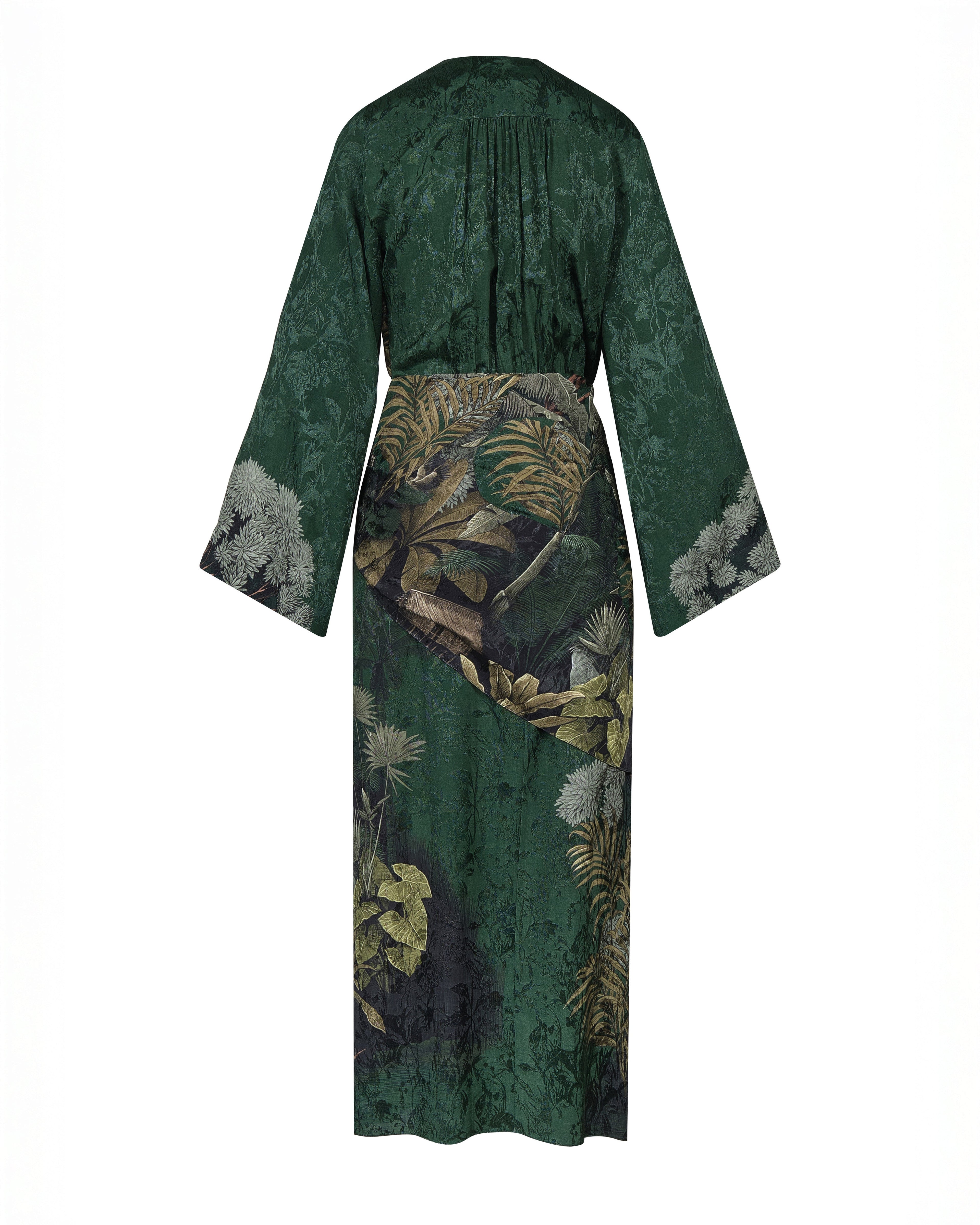 Johanna Ortiz New Ollantay jacquard satin midi dress