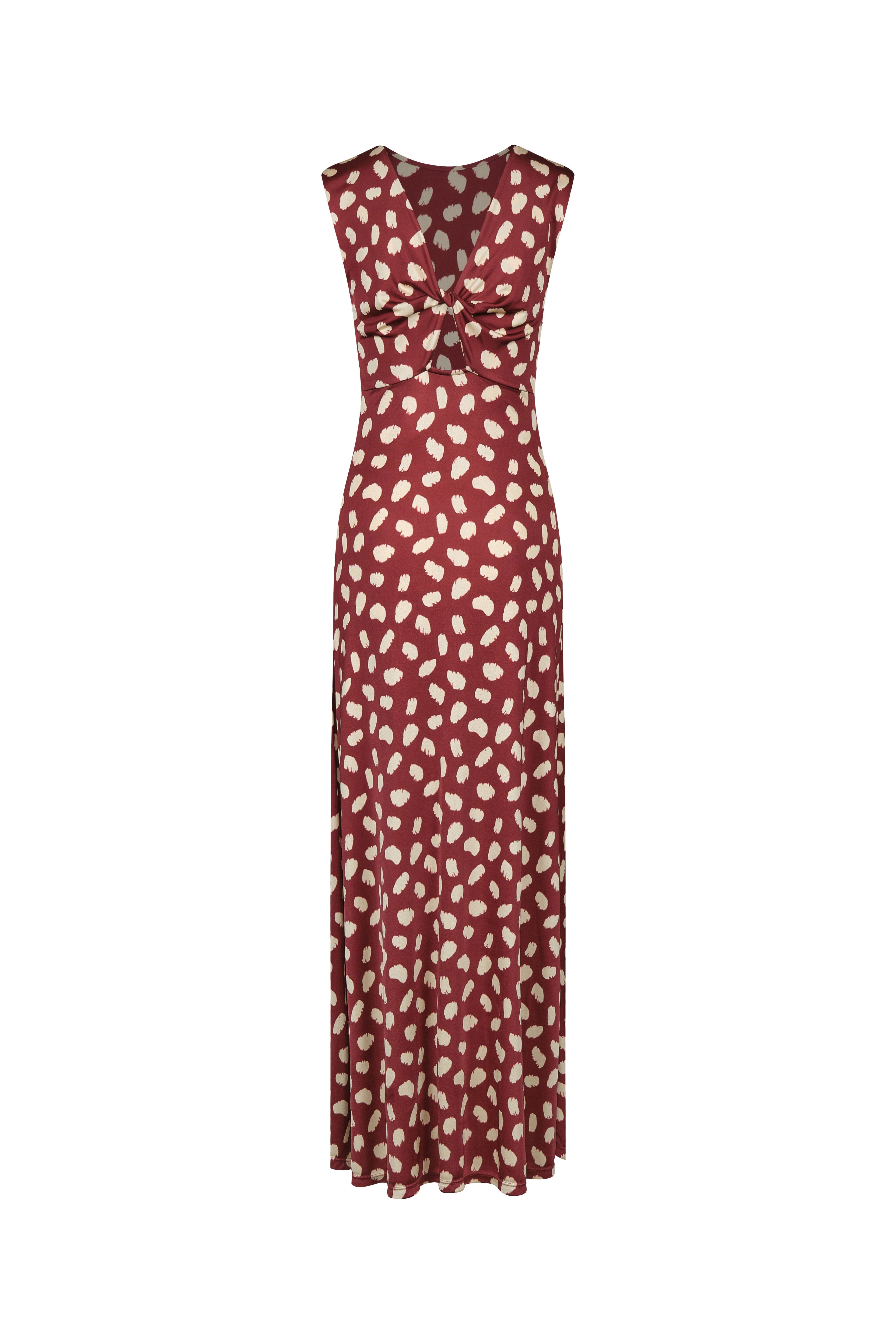 Johanna Ortiz Horizonte mistico cutout printed midi dress