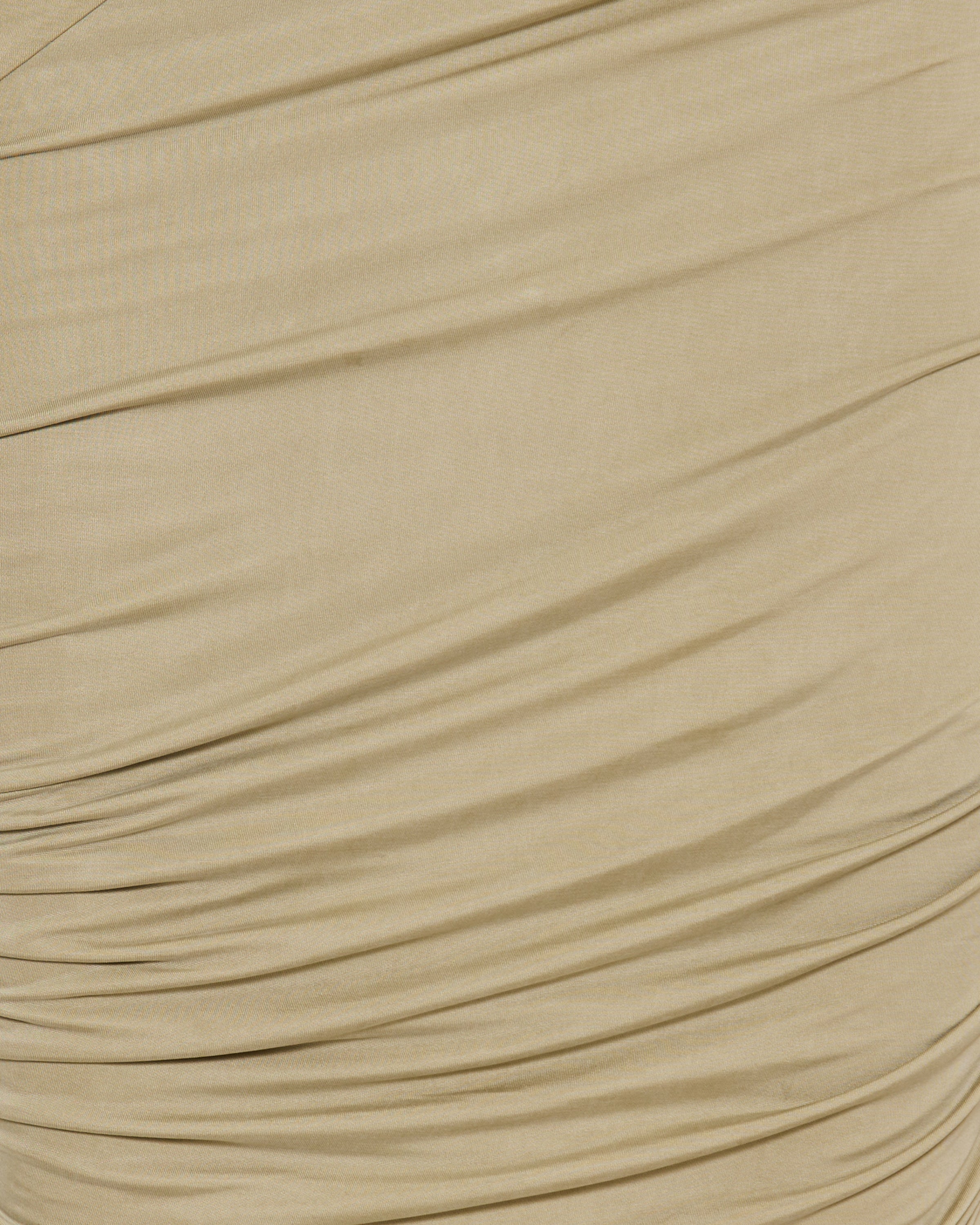 Balmain Ruched one shoulder dress