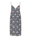 Lace printed midi dress