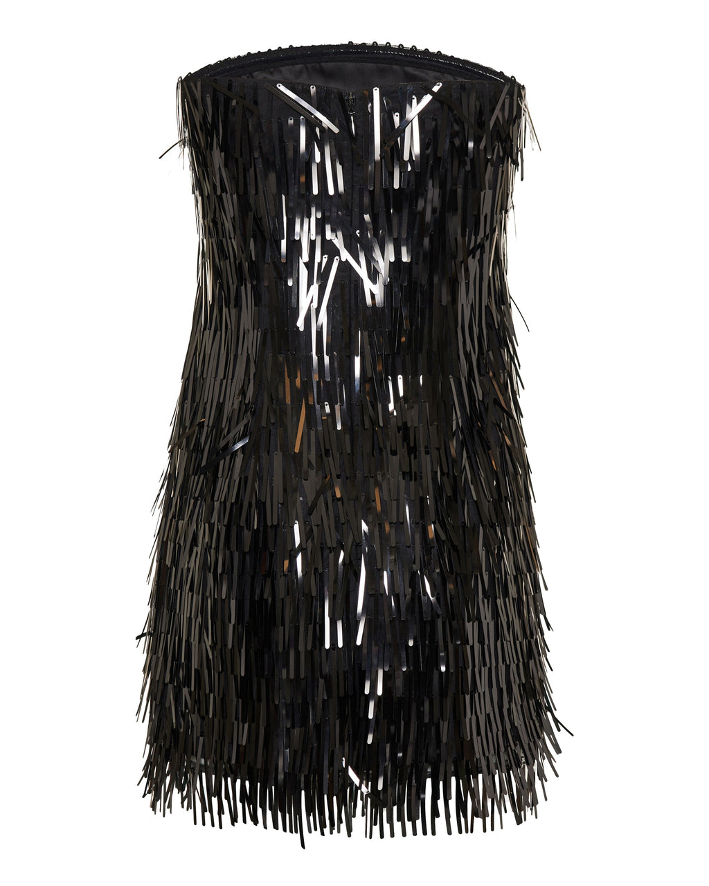 Hervé Léger Keira sequin fringe mini dress
