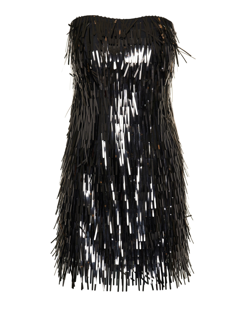 Hervé Léger Keira sequin fringe mini dress
