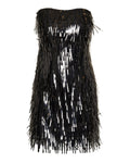 Hervé Léger Keira sequin fringe mini dress