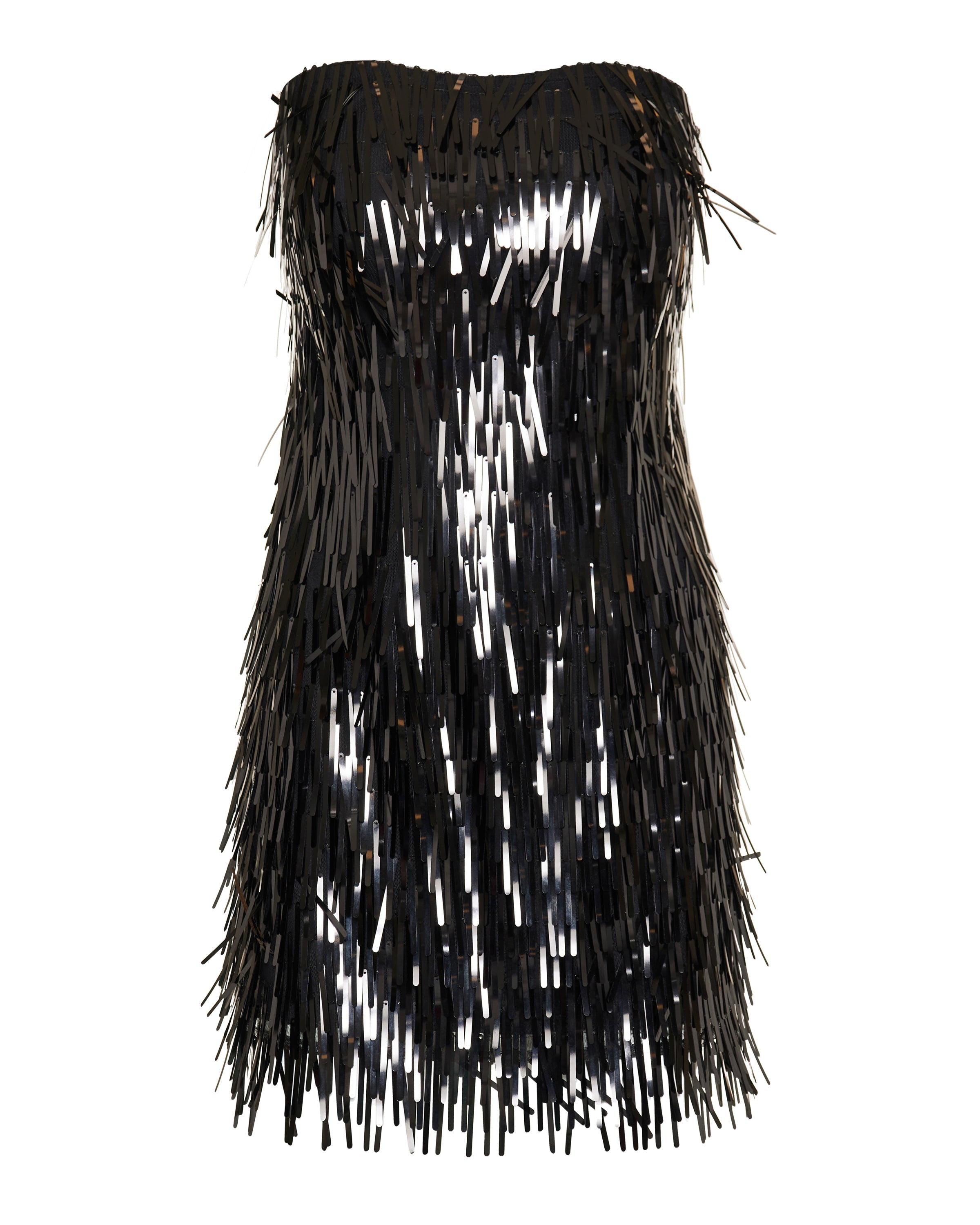 Hervé Léger Keira sequin fringe mini dress